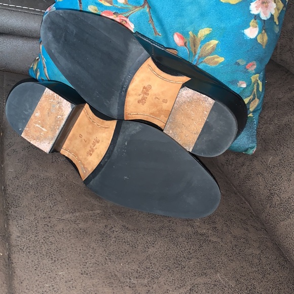 Silver pointed coach loafers - Picture 4 of 8